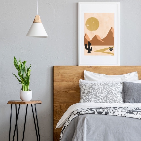 Wall Art Boho Nature Desert Print Illustration Unframed - Picture 4 of 4